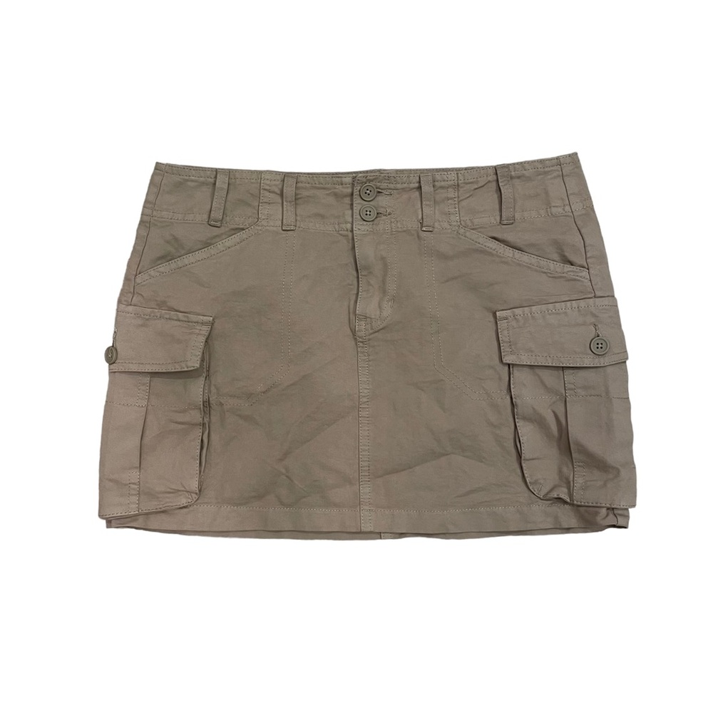 Brandy Melville Beverly khaki cargo mini skirt